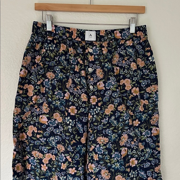 Anthropologie Floral Women's Pants The Wren Boxer large - Picture 3 of 5